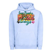 Pigment Grape Ice less people more dogs paw zillion Urban Hoodie - Zillion Design Studio