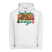 Pigment Lunar Rock less people more dogs paw zillion Urban Hoodie - Zillion Design Studio