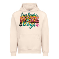 Sandshell less people more dogs paw zillion Urban Hoodie - Zillion Design Studio
