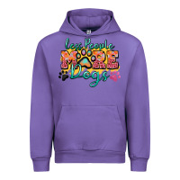 Tulip less people more dogs paw zillion Urban Hoodie - Zillion Design Studio