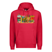 Cardinal teacher fuel coffee cups Premium Hoodie - texasbilliewilder