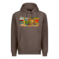 Coffee teacher fuel coffee cups Premium Hoodie - texasbilliewilder