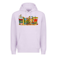 Lilac teacher fuel coffee cups Premium Hoodie - texasbilliewilder