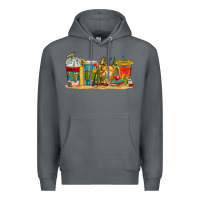 Rock teacher fuel coffee cups Premium Hoodie - texasbilliewilder
