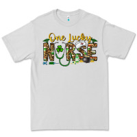 Dove Grey one lucky nurse Premium Tee - CowhideDigitalArt
