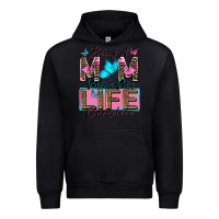 Black being a mom makes my life complete Urban Hoodie - Zillion Design Studio