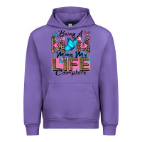 Tulip being a mom makes my life complete Urban Hoodie - Zillion Design Studio