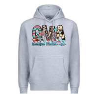 Heather Grey qma qualified medical aide Premium Hoodie - Zillion Design Studio