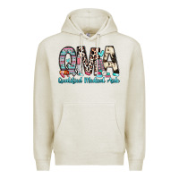 Oatmeal Heather qma qualified medical aide Premium Hoodie - Zillion Design Studio