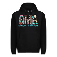 Black qma qualified medical aide Premium Hoodie - Zillion Design Studio