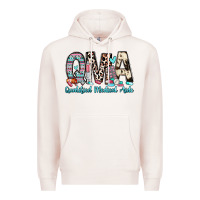 Pale Pink qma qualified medical aide Premium Hoodie - Zillion Design Studio