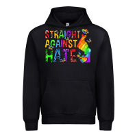 Black straight against hate pride lgbtq Urban Hoodie - texasbilliewilder