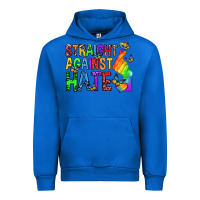 Cobalt straight against hate pride lgbtq Urban Hoodie - texasbilliewilder