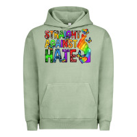 Pigment Oil Green straight against hate pride lgbtq Urban Hoodie - texasbilliewilder