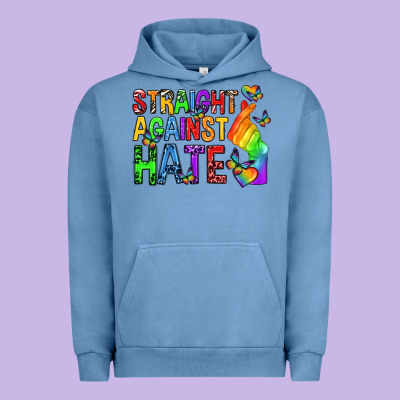Urban Hoodie straight against hate pride lgbtq
