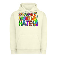 Pigment Pistachio straight against hate pride lgbtq Urban Hoodie - texasbilliewilder
