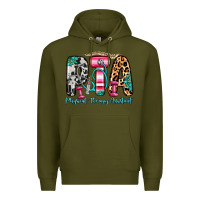 Army Green pta physical therapy assistant Premium Hoodie - Zillion Design Studio