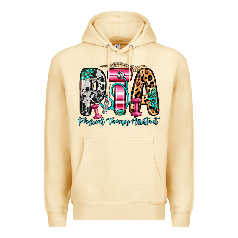 Pta Physical Therapy Assistant Premium Hoodie by Zillion Design Studio | Teevron