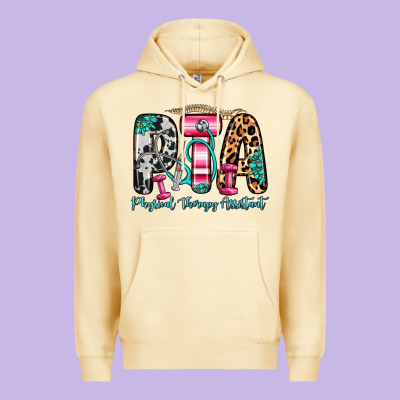 Pta Physical Therapy Assistant Premium Hoodie Designed By Zillion Design Studio