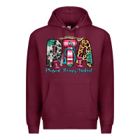 Burgundy pta physical therapy assistant Premium Hoodie - Zillion Design Studio