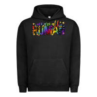 Pigment Black we are all human pride lgbtq Urban Hoodie - texasbilliewilder