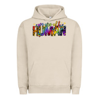 Pigment French Oak we are all human pride lgbtq Urban Hoodie - texasbilliewilder