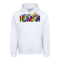 White we are all human pride lgbtq Urban Hoodie - texasbilliewilder