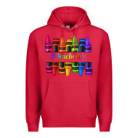 Cardinal teacher life crayons Premium Hoodie - texasbilliewilder