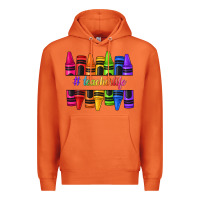 Carrot teacher life crayons Premium Hoodie - texasbilliewilder