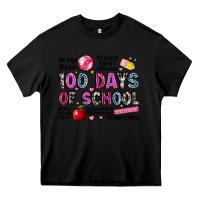 Black 100 days of school Heavy Core Tee - LillyAllenDesigns