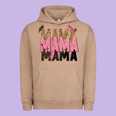 Mama Mama Mama Lightning Bold Urban Hoodie Designed By Zillion Design Studio
