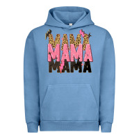 Pigment Pebble Blue mama mama mama lightning bold Urban Hoodie - Zillion Design Studio