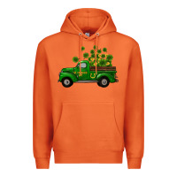 Carrot st patricks truck shamrock horseshoe gold Premium Hoodie - RanaPortraitStore