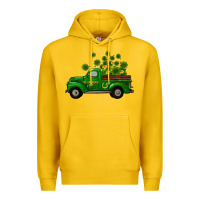 Lemon st patricks truck shamrock horseshoe gold Premium Hoodie - RanaPortraitStore