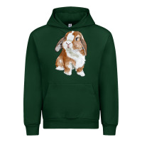Foreset Green Cute Bunny Urban Hoodie - RanaPortraitStore