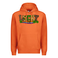 Carrot st patricks shamrock gold with rainbow Premium Hoodie - RanaPortraitStore