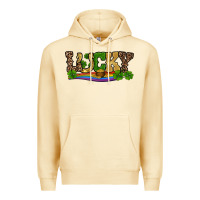 Pina Colada st patricks shamrock gold with rainbow Premium Hoodie - RanaPortraitStore