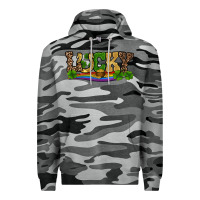 Slate Camo st patricks shamrock gold with rainbow Premium Hoodie - RanaPortraitStore