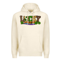 Tofu st patricks shamrock gold with rainbow Premium Hoodie - RanaPortraitStore