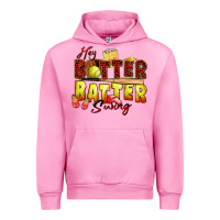 Fuchsia Pink hey batter batter swing softball Urban Hoodie - Zillion Design Studio