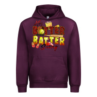 Mauve Wine hey batter batter swing softball Urban Hoodie - Zillion Design Studio
