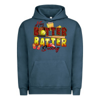 Pigment Midnight Navy hey batter batter swing softball Urban Hoodie - Zillion Design Studio