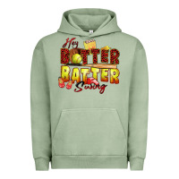 Pigment Oil Green hey batter batter swing softball Urban Hoodie - Zillion Design Studio
