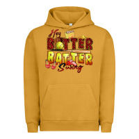 Pigment Peanut Butter hey batter batter swing softball Urban Hoodie - Zillion Design Studio