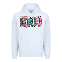 White nicu Premium Hoodie - Zillion Design Studio