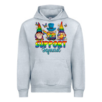 Heather Grey support squad pride gnomies Urban Hoodie - texasbilliewilder