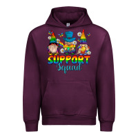 Mauve Wine support squad pride gnomies Urban Hoodie - texasbilliewilder