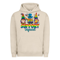 Pigment French Oak support squad pride gnomies Urban Hoodie - texasbilliewilder