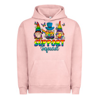 Pigment Salmon support squad pride gnomies Urban Hoodie - texasbilliewilder