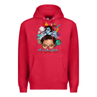Cardinal teacher life messy bun Premium Hoodie - texasbilliewilder